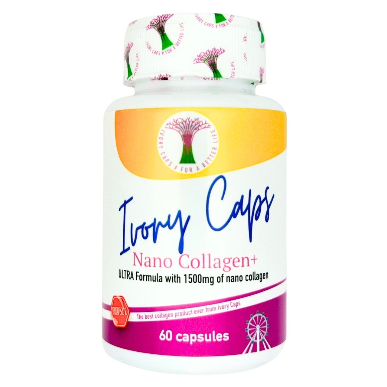 ivory caps glutathione 1500mg Viên uống Ivory Caps Glutathione Complex 1500mg [HÀNG MỸ] main image 1